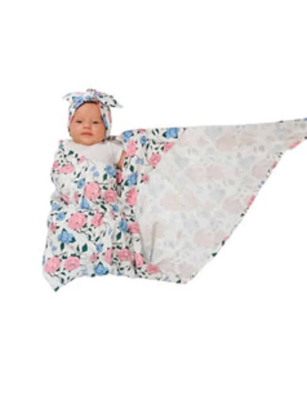 Norani Baby Geometric Print Black White Swaddle Wrap